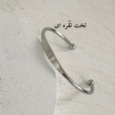 بنگل ساده وسط پهن استیل رنگ ثابت